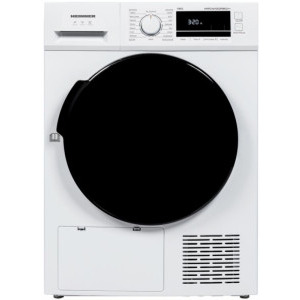 Uscator de rufe Heinner HHPD-M10G5PBKD++, Pompa de caldura, 10 kg, Clasa D, Iluminare interioara, Alb
