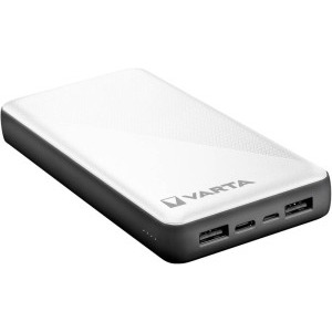 Varta Energy 5000mAh, 1x USB-C, 2x USB, 15W, White