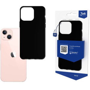3MK Protectie pentru spate, material silicon pentru iPhone 14, culoare Black