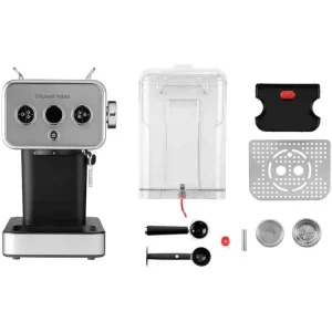 Russell Hobbs 15bar, Argintiu, manual Distinction Titanium 26452-56