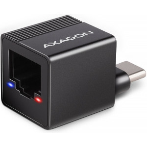 Placa de retea AXAGON ADE-MINIC Gigabit USB-C Negru
