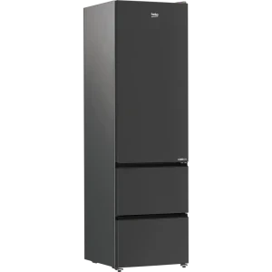 Beko B5RGNA355HXBR, 351 L, Clasa D, No Frost, ProSmart Inverter, HarvestFresh, AeroFlow, Control electronic, 203 cm, Dark Inox