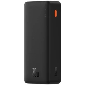 Baseus Airpow, 30000 mAh, 1x USB, 2x USB-C, 20 W, Black