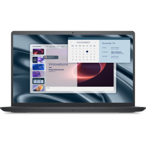 DELL 15.6'' Pro 15 Essential PV15255, FHD 120Hz, Procesor AMD Ryzen™ 3 7320U (4M Cache, up to 4.1 GHz), 8GB LPDDR5, 512GB SSD, AMD Radeon 610M, Win 11 Pro, Carbon Black, 3Yr ProSupport