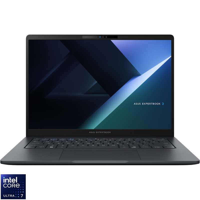 Laptop ASUS 14'' ExpertBook B3 B3405CCA, WUXGA, Procesor Intel® Core™ Ultra 7 155H (24M Cache, up to 4.80 GHz), 32GB DDR5, 1TB SSD, Intel Integrated Graphics, No OS, Gentle Grey