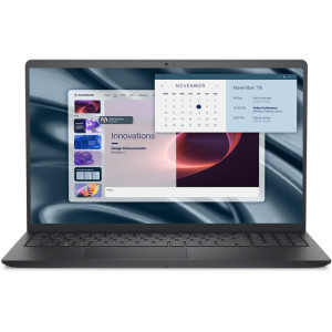 DELL 15.6'' Pro 15 Essential PV15255, FHD 120Hz, Procesor AMD Ryzen™ 5 7520U (4M Cache, up to 4.3 GHz), 8GB LPDDR5, 512GB SSD, AMD Radeon 610M, Win 11 Pro, Carbon Black, 3Yr ProSupport