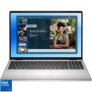 DELL 16'' DC16251, FHD+, Procesor Intel® Core™ 5 120U (12M Cache, up to 5.00 GHz), 16GB DDR5, 512GB SSD, Intel Graphics, Linux, Platinum Silver, 3Yr BOS