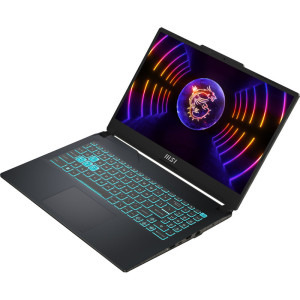 MSI Gaming 15.6'' Cyborg 15 A12UC, FHD 144Hz, Procesor Intel® Core™ i5-12450H (12M Cache, up to 4.40 GHz), 16GB DDR5, 512GB SSD, GeForce RTX 3050 4GB, Free DOS, Black
