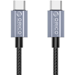 Orico GQA100 USB-C Male la USB-C Male, 1.5 m Black, amperaj maxim suportat 5A