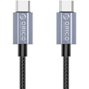 Orico GQA60, USB-C Male la USB-C Male, 1.5 m, Black, amperaj maxim suportat 3A