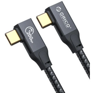Orico CSL32, USB-C Male la USB-C Male unghi 90° 1 m, Black