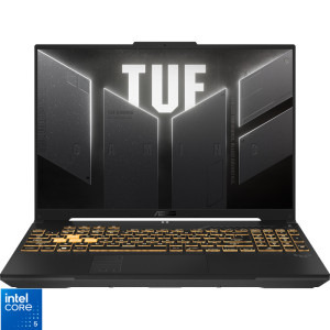 Laptop ASUS Gaming 16 TUF F16 FX607VU, FHD+ 144Hz, Procesor Intel® Core™ 5 210H (12M Cache, up to 4.80 GHz), 16GB DDR5, 1TB SSD, GeForce RTX 4050 6GB, No OS, Mecha Gray