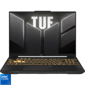 Laptop ASUS Gaming 16 TUF F16 FX607VJB, FHD+ 144Hz, Procesor Intel® Core™ 5 210H (12M Cache, up to 4.80 GHz), 16GB DDR5, 512GB SSD, GeForce RTX 3050 6GB, No OS, Mecha Gray
