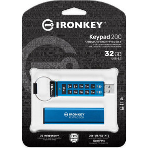 Kingston IronKey Keypad 200 32GB USB 3.0