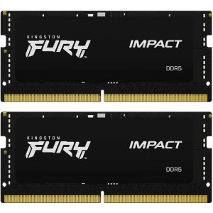 Memorie notebook Kingston FURY Impact, 32GB, DDR5, 6400MHz, CL38, 1.35v, Dual Channel Kit