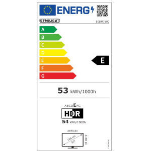 Star-Light Smart TV 50DM7600 Seria DM7600 126cm negru 4K UHD