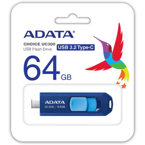 ADATA UC300 64GB USB 3.0 Type-C blue