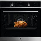 Cuptor incorporabil Electrolux EOC6P77WX, Electric 72 L, Multifunctional, SteamCrisp, Convectie, Autocuratare pirolitica, Grill, Senzor gatire, Clasa A+, Negru