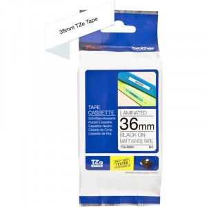 Brother Banda Laminata TZe-M261 36 mm black on white