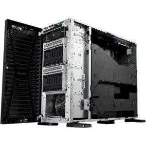 HP ProLiant ML110 Gen11 Tower, Procesor Intel® Xeon® Bronze 3508U 2.1GHz Sapphire Rapids, 32GB RDIMM RAM, 2x 2TB SATA 6G HDD, Intel VROC, 4x Hot-Plug LFF