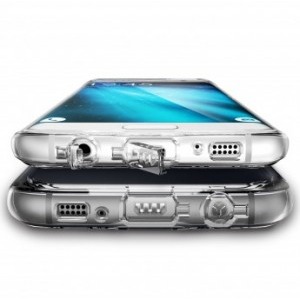 Ringke Protectie pentru spate Fusion Crystal View pentru A710 Galaxy A7 (2016) + folie protectie Ringke