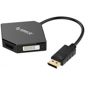 Orico DPT-HDV3 1x DisplayPort - 1x HDMI + 1x DVI + 1x VGA black