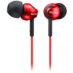 Sony In-Ear, MDR-EX110LPR Red