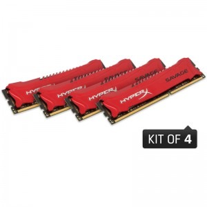 HyperX Savage 32GB DDR3 1600MHz CL9 Quad Channel Kit