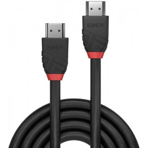 Cablu video LINDY Black, HDMI Male - HDMI Male, v2.0, 3m, negru