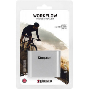 Kingston Workflow microSDHC/SDXC UHS-II Reader Silver