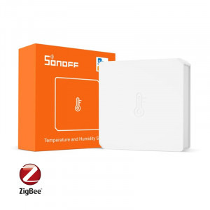 Sonoff Senzor de temperatura si umiditate SNZB-02, Notificari aplicatie, Protocol ZigBee, Functie de partajare
