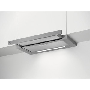 Electrolux telescopica LFP616X, 1 motor, 600 m3/h, 60 cm, Gri