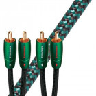 Cablu audio Audioquest Evergreen, 2x RCA Male - 2x RCA Male, 3m, negru-verde