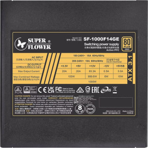 Super Flower Leadex III GE ATX 3.1, 80+ Gold, 1000W