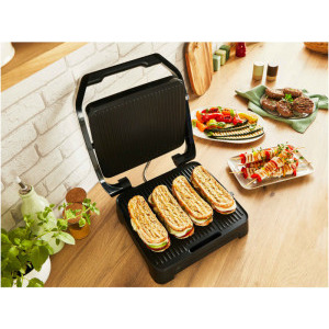 Tefal Gratar electric Inicio GC271810, 2000W, Negru/Argintiu