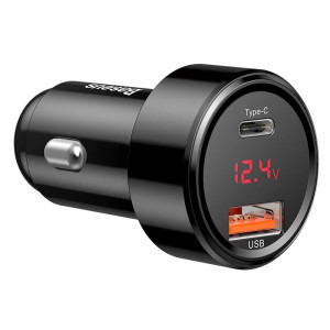 Baseus Magic Series PPS, 1x USB, 1x USB-C, 45W, 6A, Black