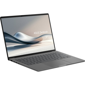 ASUS 14'' Zenbook A14 UX3407RA, WUXGA OLED, Procesor Qualcomm Snapdragon X Elite X1E-78-100, 32GB LPDDR5X, 1TB SSD, Qualcomm Adreno, Win 11 Pro, Iceland Grey