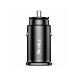 Baseus Metal, 2x USB, Quick Charge 3.0, 30W, Black