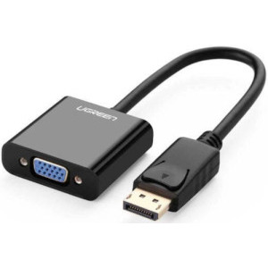 Ugreen 1x DisplayPort Male - 1x VGA Female, Negru