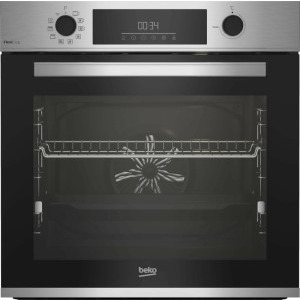 Cuptor incorporabil Beko BBIM12300XMPSEF, Electric, 72 L, Autocuratare pirolitica, FlexiCrisp, AEROperfect, SteamShine, Grill, 3D Cooking, Rafturi telescopice, Clasa A+, Inox