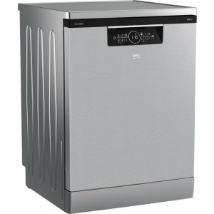Beko BDFN36560XC, 15 seturi, 11 programe, Clasa C, CornerIntense, SelfDry Active Ventilation, HygieneIntense, SteamGloss, ProSmart Inverter, 60 cm, Inox