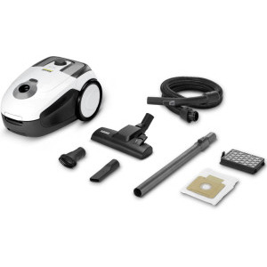 Karcher VC 2, cu sac, 700W, 2.8L, Alb/Negru