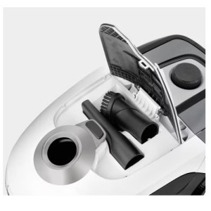 Karcher VC 2, cu sac, 700W, 2.8L, Alb/Negru