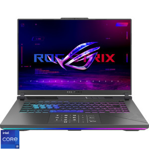 ASUS Gaming 16'' ROG Strix G16 G614JVR, QHD+ 240Hz, Procesor Intel® Core™ i9 14900HX (36M Cache, up to 5.80 GHz), 16GB DDR5, 1TB SSD, GeForce RTX 4060 8GB, No OS, Eclipse Gray
