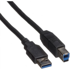 Cablu periferice Spacer SPPR-USB3m-USBBm-1.8, USB tip A 3.2 Gen 1 Male la USB tip B Male, 1.8 m, Negru