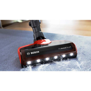 Bosch vertical Unlimited 7 ProAnimal BBS711ANM, 18V, Autonomie 40 min, 0.4L, Rosu