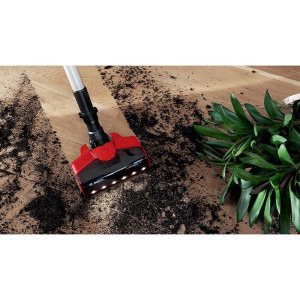 Bosch vertical Unlimited 7 ProAnimal BBS711ANM, 18V, Autonomie 40 min, 0.4L, Rosu