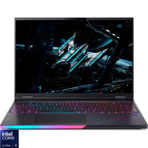 Laptop Acer Gaming 16 Predator Helios 16 AI PH16-73, WQXGA OLED 240Hz, Procesor Intel® Core™ Ultra 9 275HX (36M Cache, up to 5.40 GHz), 32GB DDR5, 1TB SSD, GeForce RTX 5070 Ti 12GB, No OS, Abyssal Black