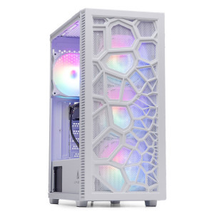 PC Gaming ZMEU MaxPlus Alb, AMD Ryzen 5 3400G 3.7GHz, 16GB DDR4