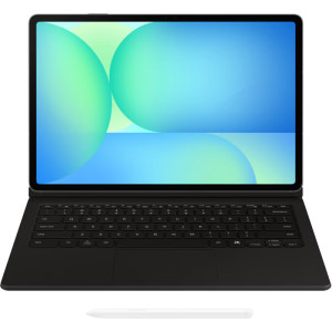 Samsung Book Cover Keyboard pentru Galaxy Tab S10 FE Plus, AI Key, Black